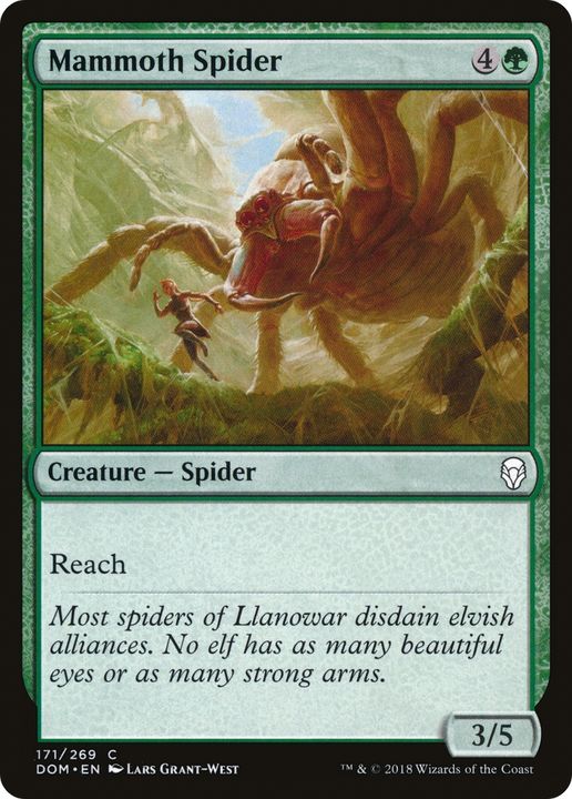 Mammoth Spider in the group Magic the Gathering / Sets / Dominaria at Proxyprinters.com (80192)