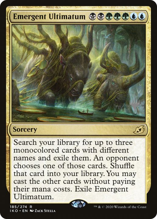 Emergent Ultimatum in the group Magic the Gathering / Sets / Ikoria: Lair of Behemoths Promos at Proxyprinters.com (80194)