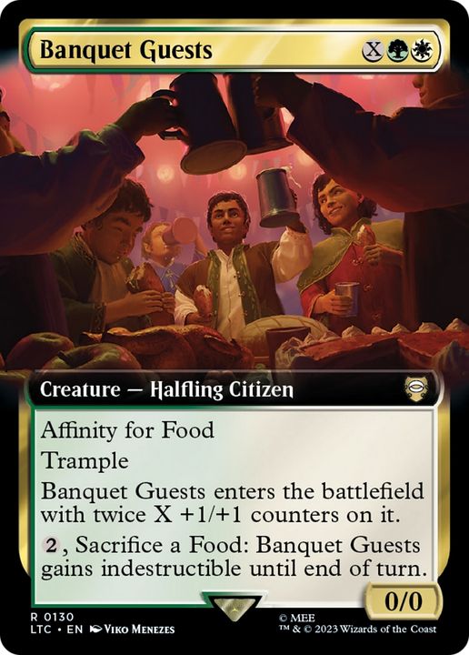 Banquet Guests in the group Magic the Gathering / Types / Colors / Multicolors / G, W at Proxyprinters.com (80199)