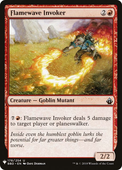 Flamewave Invoker in the group Magic the Gathering / Types / Colors / Red at Proxyprinters.com (80200)