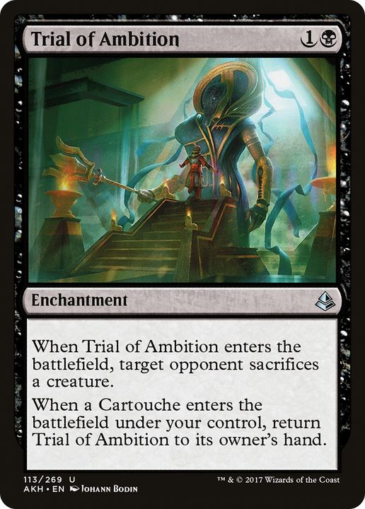 Trial of Ambition in the group Magic the Gathering / Types / Enchantment / Enchantment at Proxyprinters.com (80203)