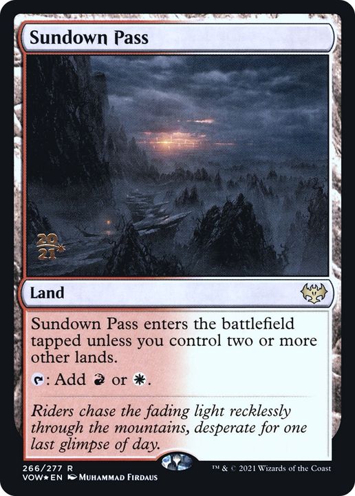 Sundown Pass in the group Magic the Gathering / Types / Colors / Colorless at Proxyprinters.com (80217)