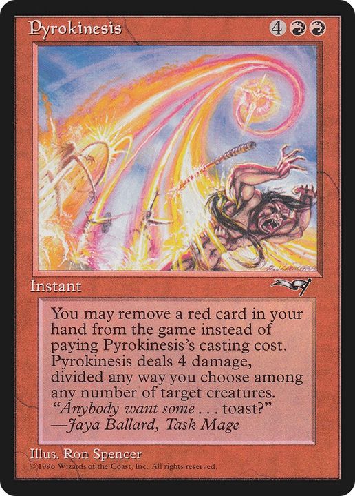 Pyrokinesis in the group Magic the Gathering / Sets / Alliances at Proxyprinters.com (80220)