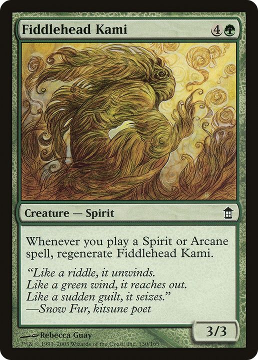 Fiddlehead Kami in the group Magic the Gathering / Types / Colors / Green at Proxyprinters.com (80230)