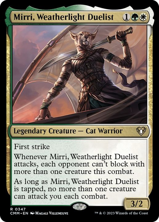 Mirri, Weatherlight Duelist in the group Magic the Gathering / Sets / Commander Masters at Proxyprinters.com (80253)