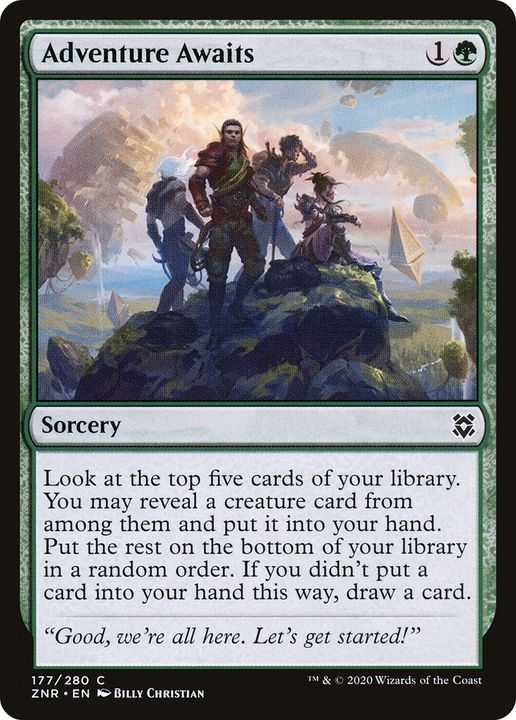 Adventure Awaits in the group Magic the Gathering / Types / Colors / Green at Proxyprinters.com (80267)