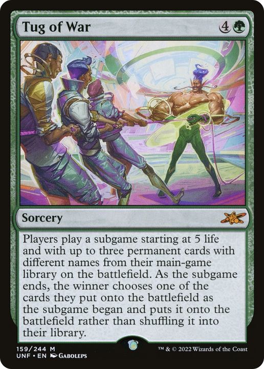 Tug of War in the group Magic the Gathering / Types / Colors / Green at Proxyprinters.com (80269)