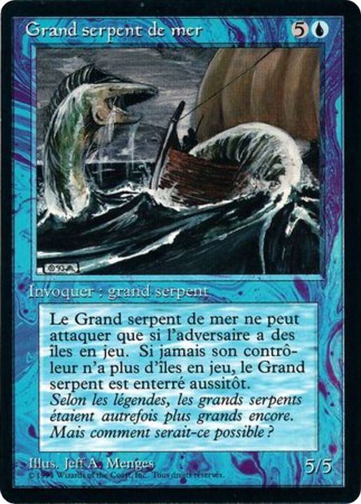 Sea Serpent in the group Magic the Gathering / Types / Colors / Blue at Proxyprinters.com (80286)