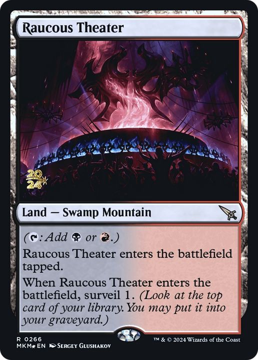 Raucous Theater in the group Magic the Gathering / Types / Land / Mountain at Proxyprinters.com (80290)