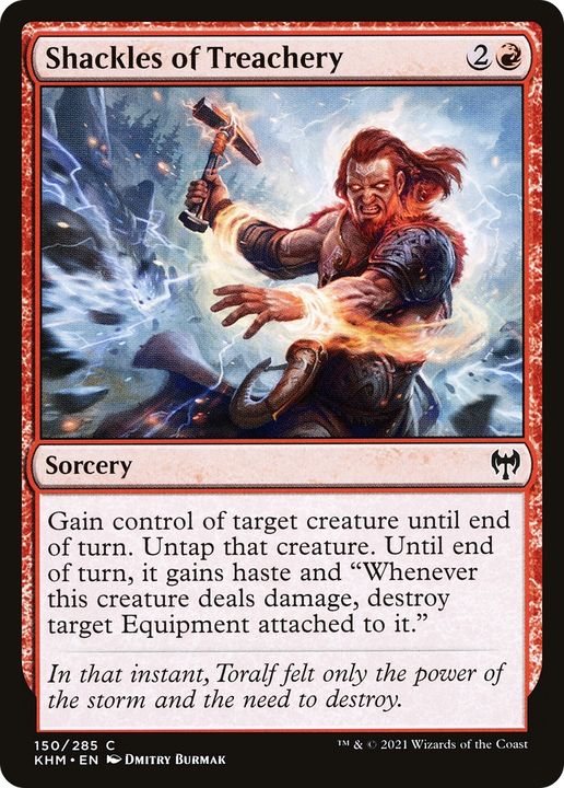 Shackles of Treachery in the group Magic the Gathering / Types / Colors / Red at Proxyprinters.com (80326)