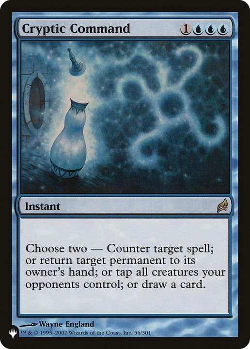 Cryptic Command in the group Magic the Gathering / Types / Colors / Blue at Proxyprinters.com (80329)