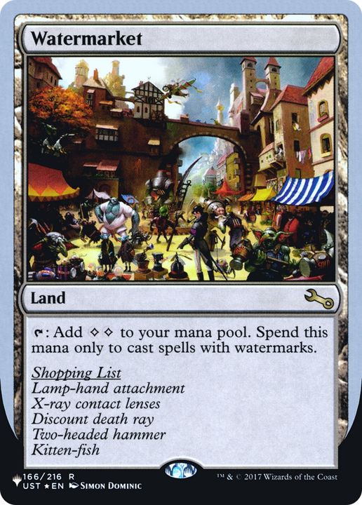 Watermarket in the group Magic the Gathering / Types / Colors / Colorless at Proxyprinters.com (80332)