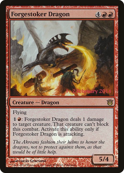 Forgestoker Dragon in the group Magic the Gathering / Sets / Born of the Gods Promos at Proxyprinters.com (80335)