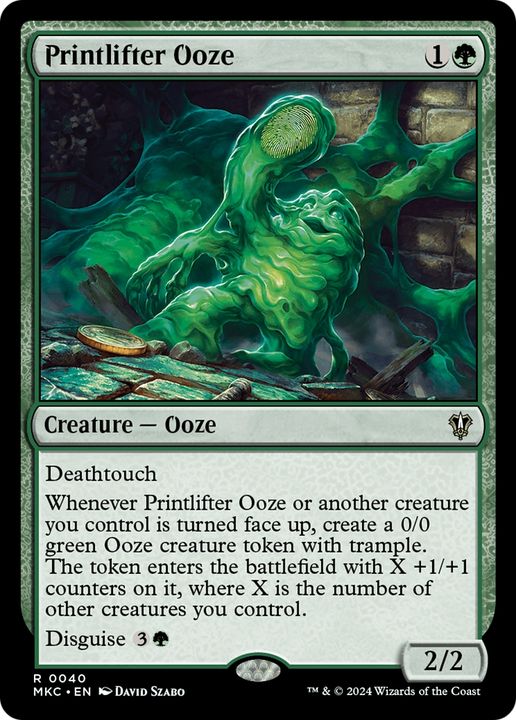 Printlifter Ooze in the group Magic the Gathering / Types / Colors / Green at Proxyprinters.com (80345)