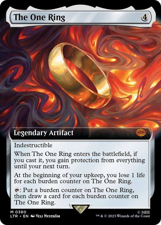 The One Ring in the group Magic the Gathering / Types / Artifacts / Legendary Artifact at Proxyprinters.com (80347)