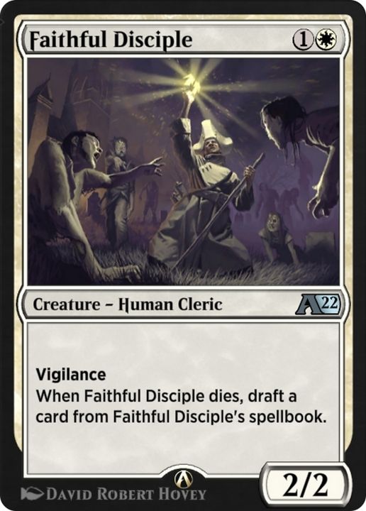 Faithful Disciple in the group Magic the Gathering / Types / Colors / White at Proxyprinters.com (80356)