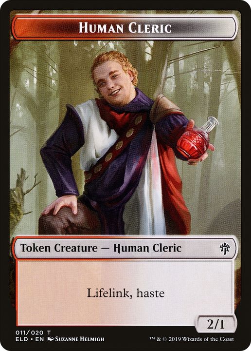 Human Cleric in the group Magic the Gathering / Types / Colors / Multicolors / R, W at Proxyprinters.com (80375)