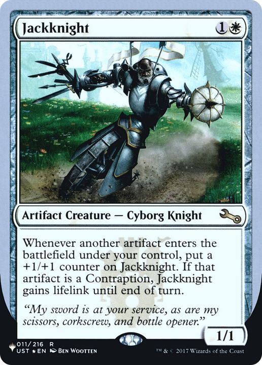 Jackknight in the group Magic the Gathering / Types / Colors / White at Proxyprinters.com (80394)