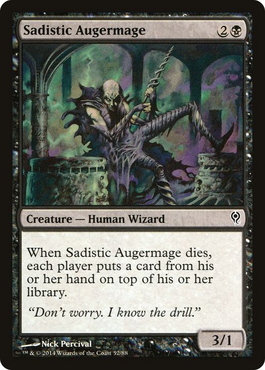 Sadistic Augermage in the group Magic the Gathering / Types / Creatures / Wizard at Proxyprinters.com (80397)