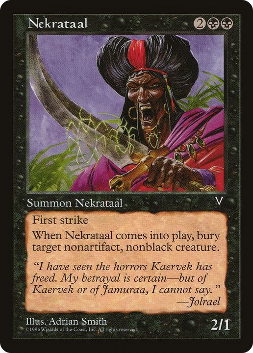 Nekrataal in the group Magic the Gathering / Types / Colors / Black at Proxyprinters.com (80407)