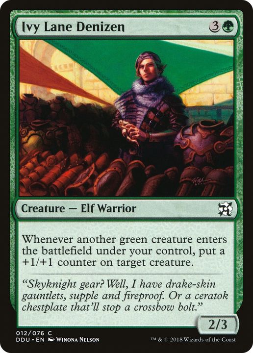 Ivy Lane Denizen in the group Magic the Gathering / Types / Creatures / Warrior at Proxyprinters.com (80409)