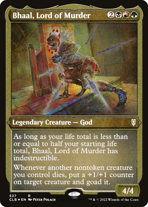 Bhaal, Lord of Murder in the group Magic the Gathering / Types / Colors / Multicolors / B, G, R at Proxyprinters.com (8041)