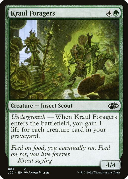 Kraul Foragers in the group Magic the Gathering / Sets / Jumpstart 2022 at Proxyprinters.com (80427)