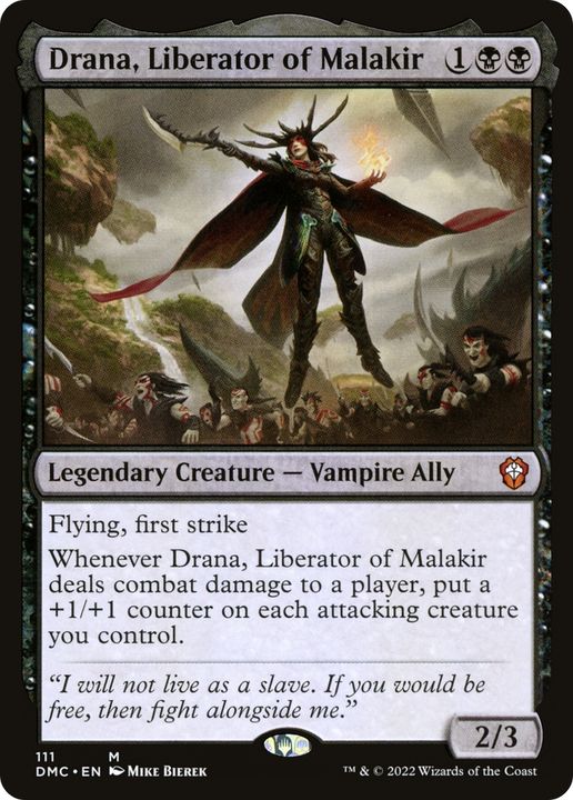 Drana, Liberator of Malakir in the group Magic the Gathering / Sets / Dominaria United Commander at Proxyprinters.com (80512)