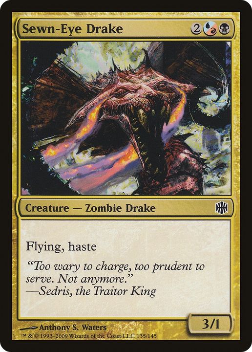 Sewn-Eye Drake in the group Magic the Gathering / Types / Colors / Multicolors / B, R, U at Proxyprinters.com (80522)