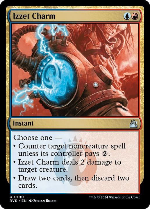 Izzet Charm in the group Magic the Gathering / Types / Colors / Multicolors / R, U at Proxyprinters.com (8053)