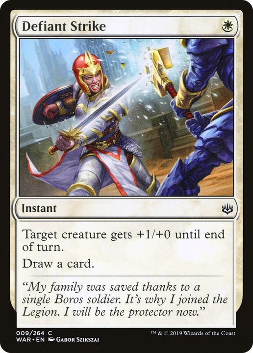 Defiant Strike in the group Magic the Gathering / Types / Colors / White at Proxyprinters.com (80552)