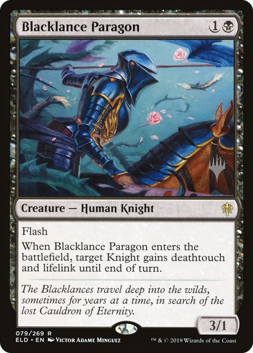 Blacklance Paragon in the group Magic the Gathering / Sets / Throne of Eldraine Promos at Proxyprinters.com (80572)