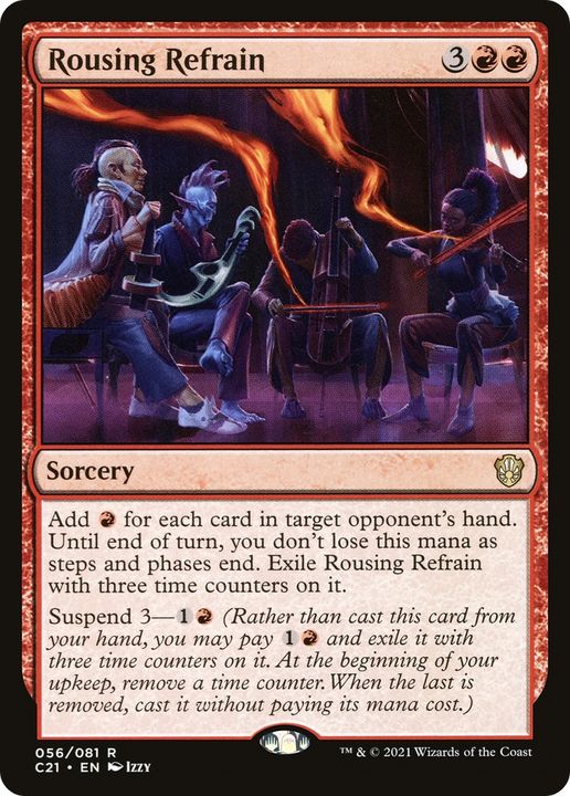 Rousing Refrain in the group Magic the Gathering / Types / Colors / Red at Proxyprinters.com (80586)