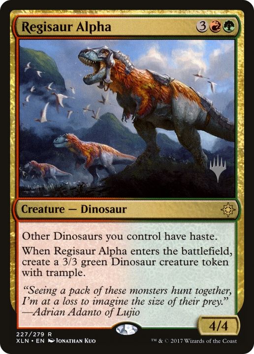 Regisaur Alpha in the group Magic the Gathering / Types / Colors / Multicolors / G, R at Proxyprinters.com (80594)