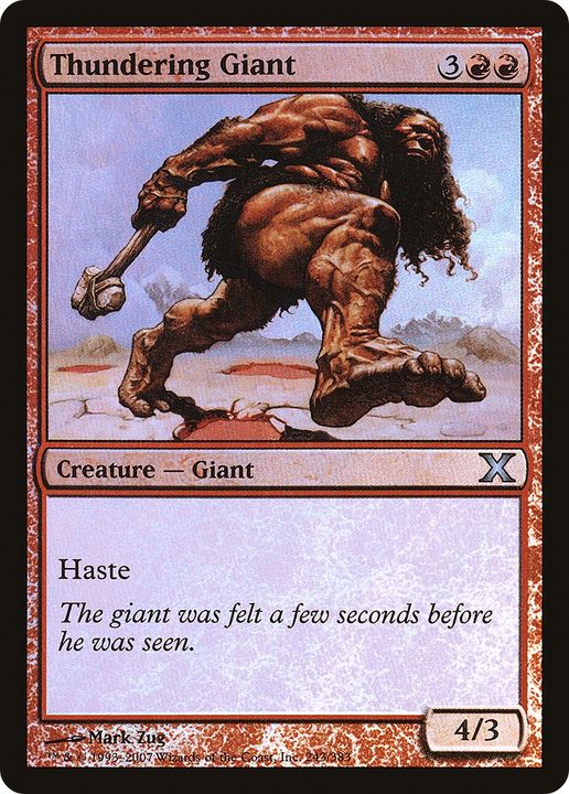 Thundering Giant in the group Magic the Gathering / Types / Colors / Red at Proxyprinters.com (80603)