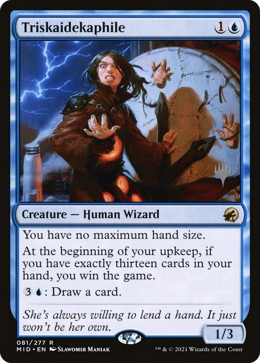 Triskaidekaphile in the group Magic the Gathering / Types / Creatures / Wizard at Proxyprinters.com (80608)