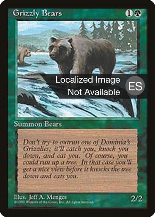 Grizzly Bears in the group Magic the Gathering / Types / Colors / Green at Proxyprinters.com (80609)