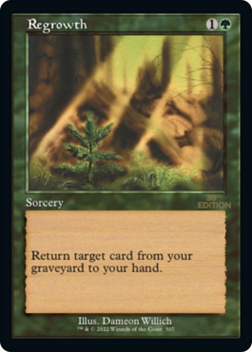 Regrowth in the group Magic the Gathering / Sets / 30th Anniversary Edition at Proxyprinters.com (80622)