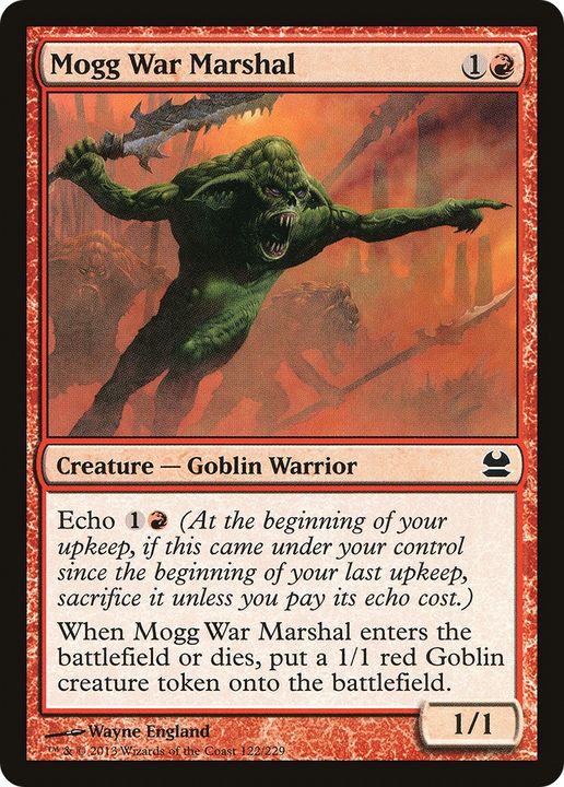 Mogg War Marshal in the group Magic the Gathering / Types / Creatures / Warrior at Proxyprinters.com (80630)