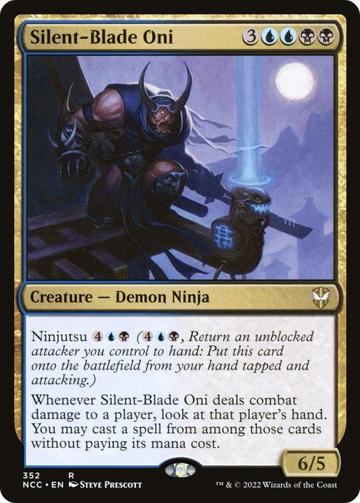 Silent-Blade Oni in the group Magic the Gathering / Sets / New Capenna Commander at Proxyprinters.com (80641)