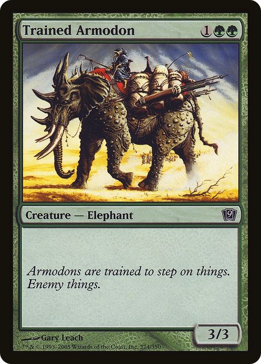 Trained Armodon in the group Magic the Gathering / Types / Colors / Green at Proxyprinters.com (80643)