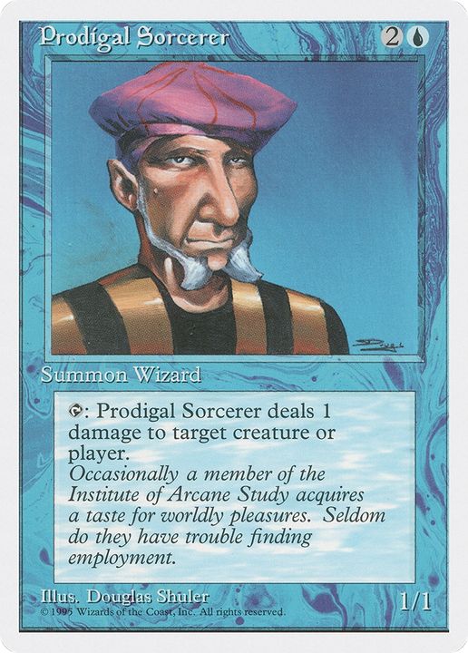 Prodigal Sorcerer in the group Magic the Gathering / Types / Creatures / Wizard at Proxyprinters.com (80650)