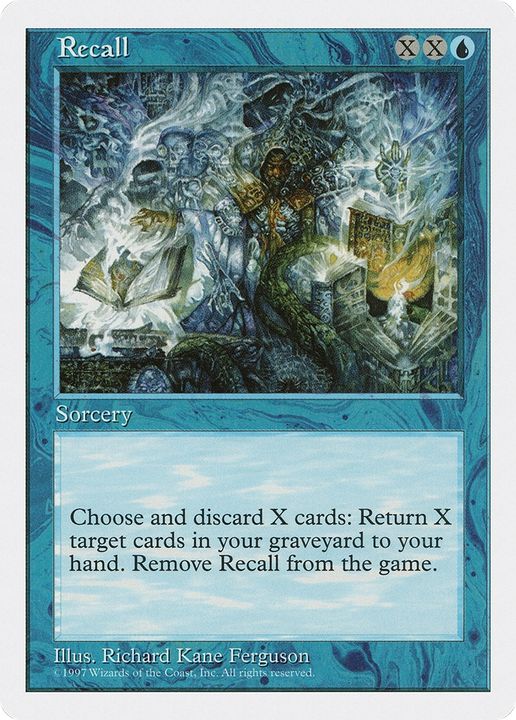 Recall in the group Magic the Gathering / Types / Colors / Blue at Proxyprinters.com (80656)