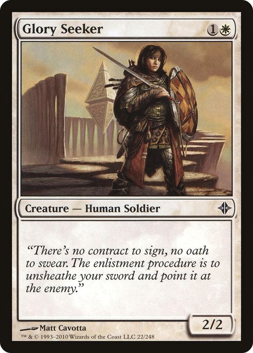 Glory Seeker in the group Magic the Gathering / Types / Colors / White at Proxyprinters.com (80664)