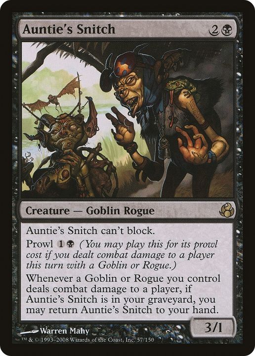 Auntie's Snitch in the group Magic the Gathering / Types / Colors / Black at Proxyprinters.com (80669)