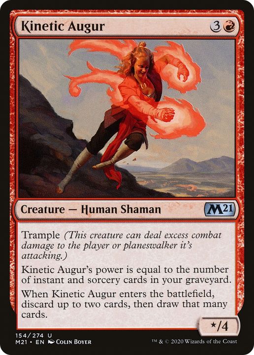 Kinetic Augur in the group Magic the Gathering / Types / Colors / Red at Proxyprinters.com (80674)