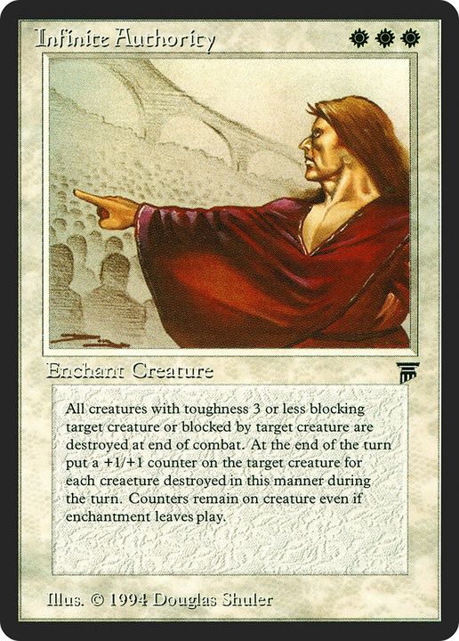 Infinite Authority in the group Magic the Gathering / Types / Colors / White at Proxyprinters.com (80675)