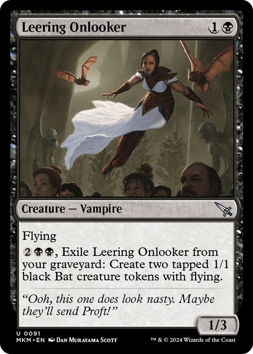 Leering Onlooker in the group Magic the Gathering / Types / Colors / Black at Proxyprinters.com (80687)