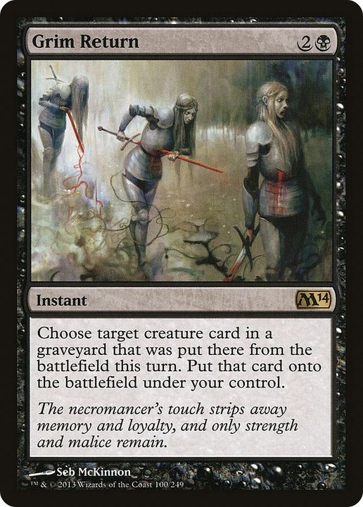 Grim Return in the group Magic the Gathering / Types / Colors / Black at Proxyprinters.com (8070)