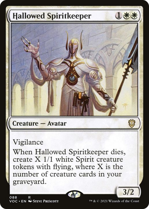 Hallowed Spiritkeeper in the group Magic the Gathering / Types / Colors / White at Proxyprinters.com (80715)